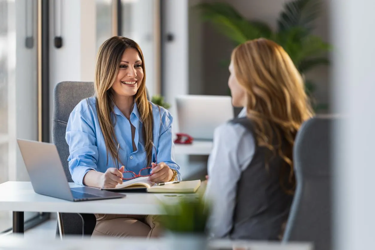 Special education advocate meeting with a parent to discuss their child's needs